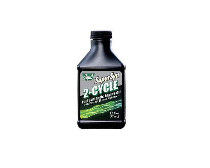 Super S Cam2 2-Cycle Synthetic Oil with Fuel Stabilizer， 2.6 oz Bottle - SUS18-26