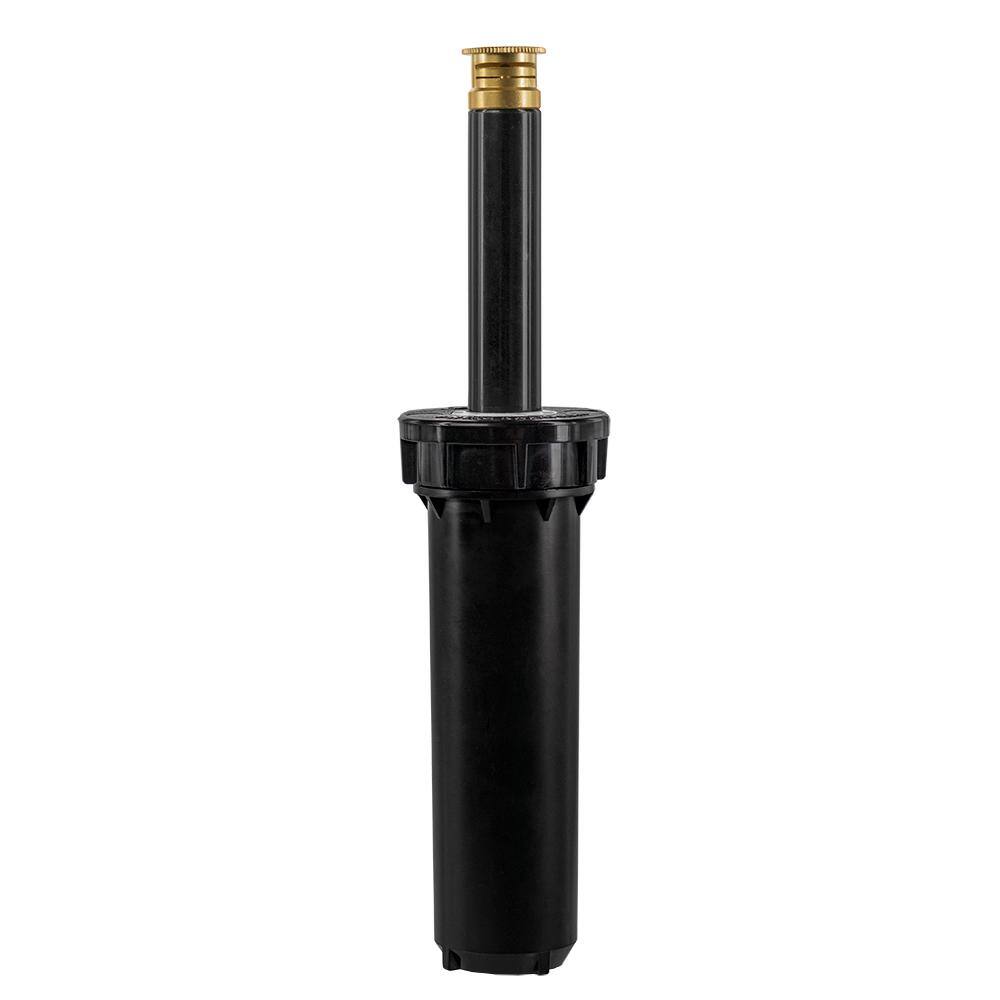 Orbit 4 in. Professional Pressure Regulated Spray Head Sprinkler with Brass Half Pattern Twin Spray Nozzle 80314