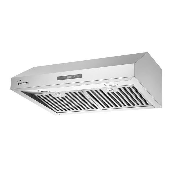 30 inch 400 CFM Ducted Under Cabinet Range Hood - Automatic Shut-Down Delay - Soft Touch Controls