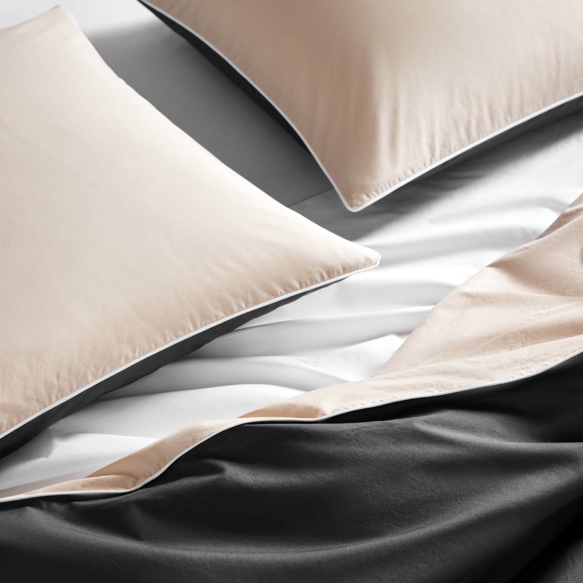 Piped Classic Percale Shams - Last Call