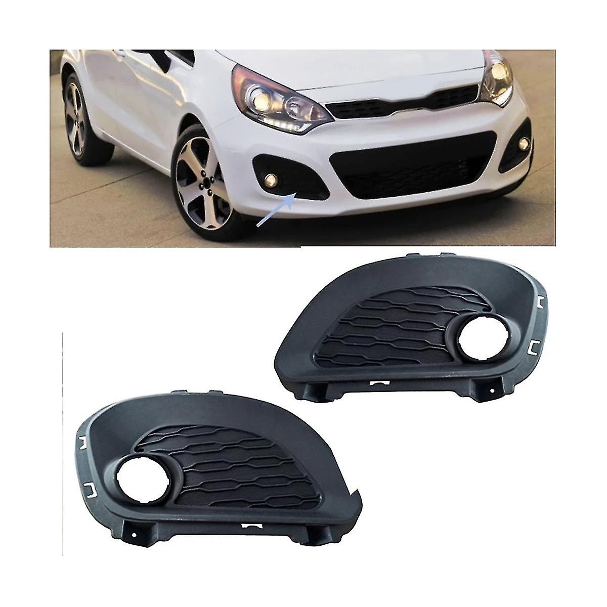 Car Left Front Bumper Fog Light Lamp Hoods Housing Cover Replacement For Hatchback 2012 2013 2014