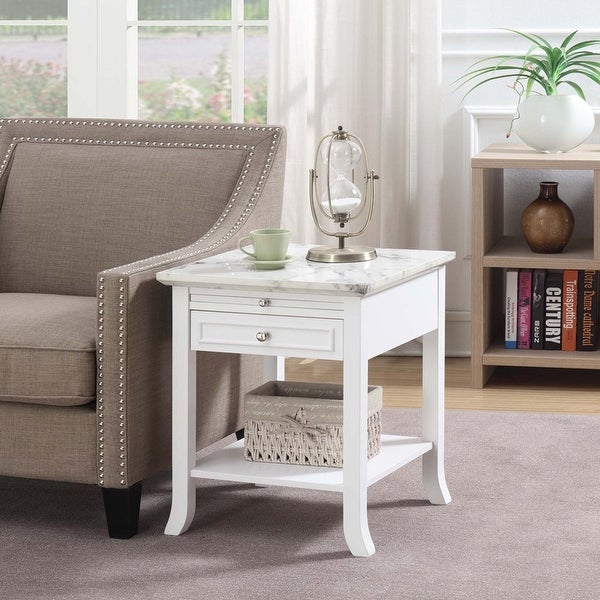 American Heritage Logan End Table with Drawer and Slide