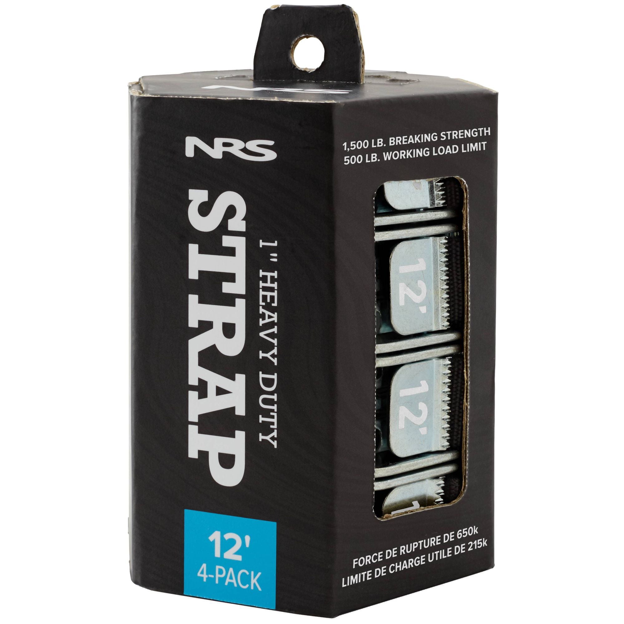 NRS 12' Strap 4-Pack Stealth Black