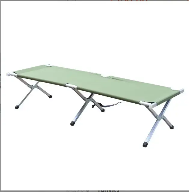 In Stock Outdoor Camping Portable Travel Folding Bed Office Lunch Break Stall Aluminum oy Camp Bed