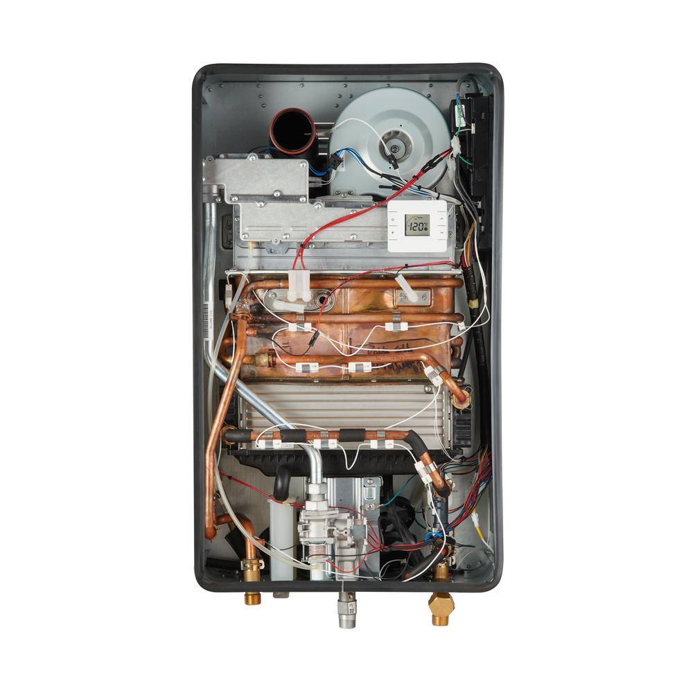 Bosch Greentherm T9800 SEO160 - 9 GPM Residential Natural Gas Liquid Propane High Efficiency Outdoor Gas Tankless Water Heater 7736503726