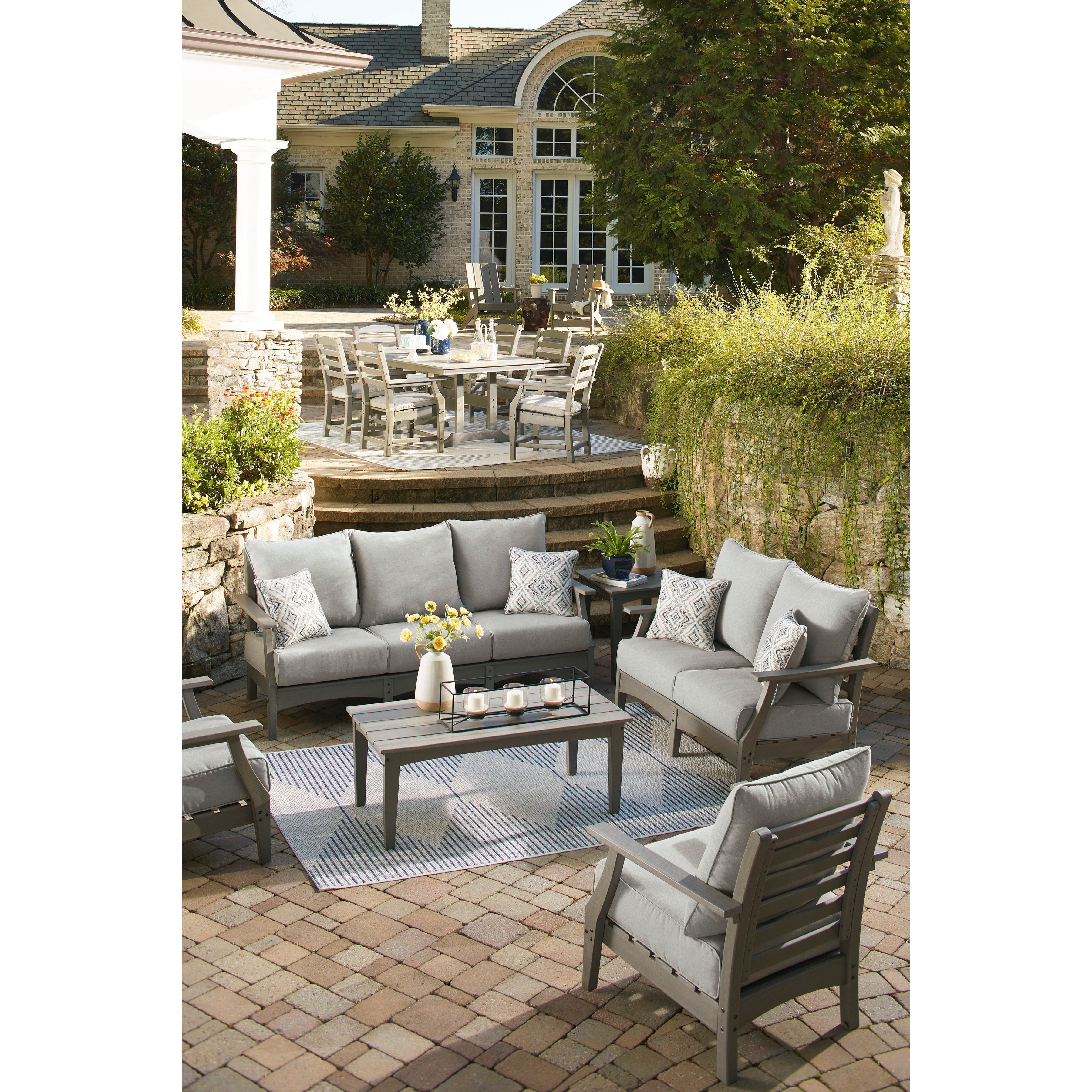 Poly Grey Outdoor Seating Sets