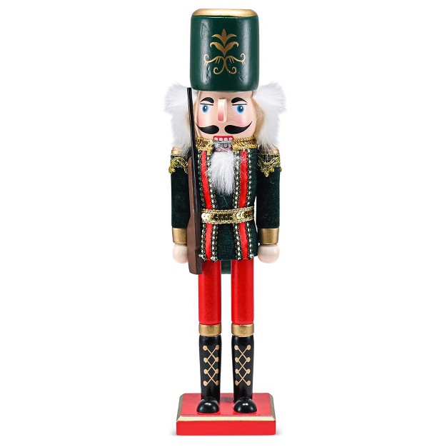 Ornativity Christmas Toy Soldier Wooden Nutcracker 15 In