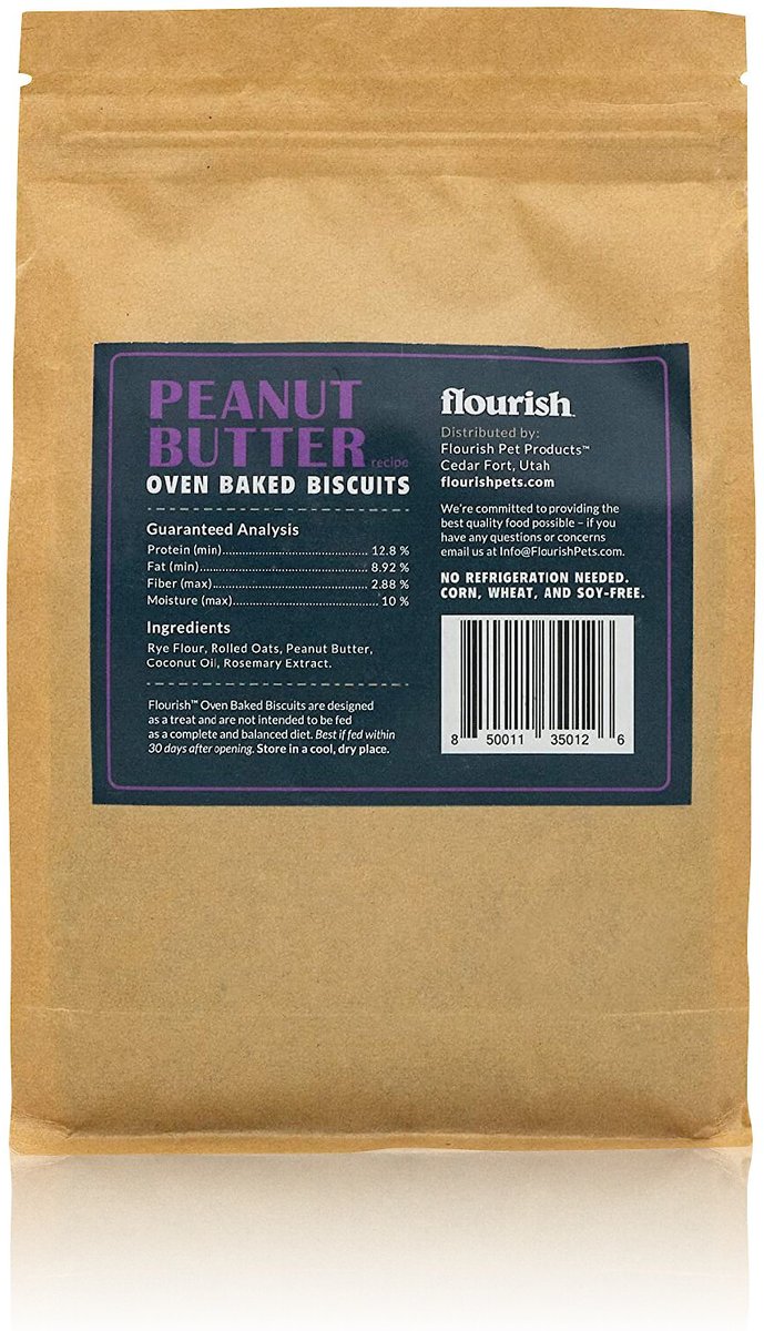 Flourish Peanut Butter Biscuit Dog Treats