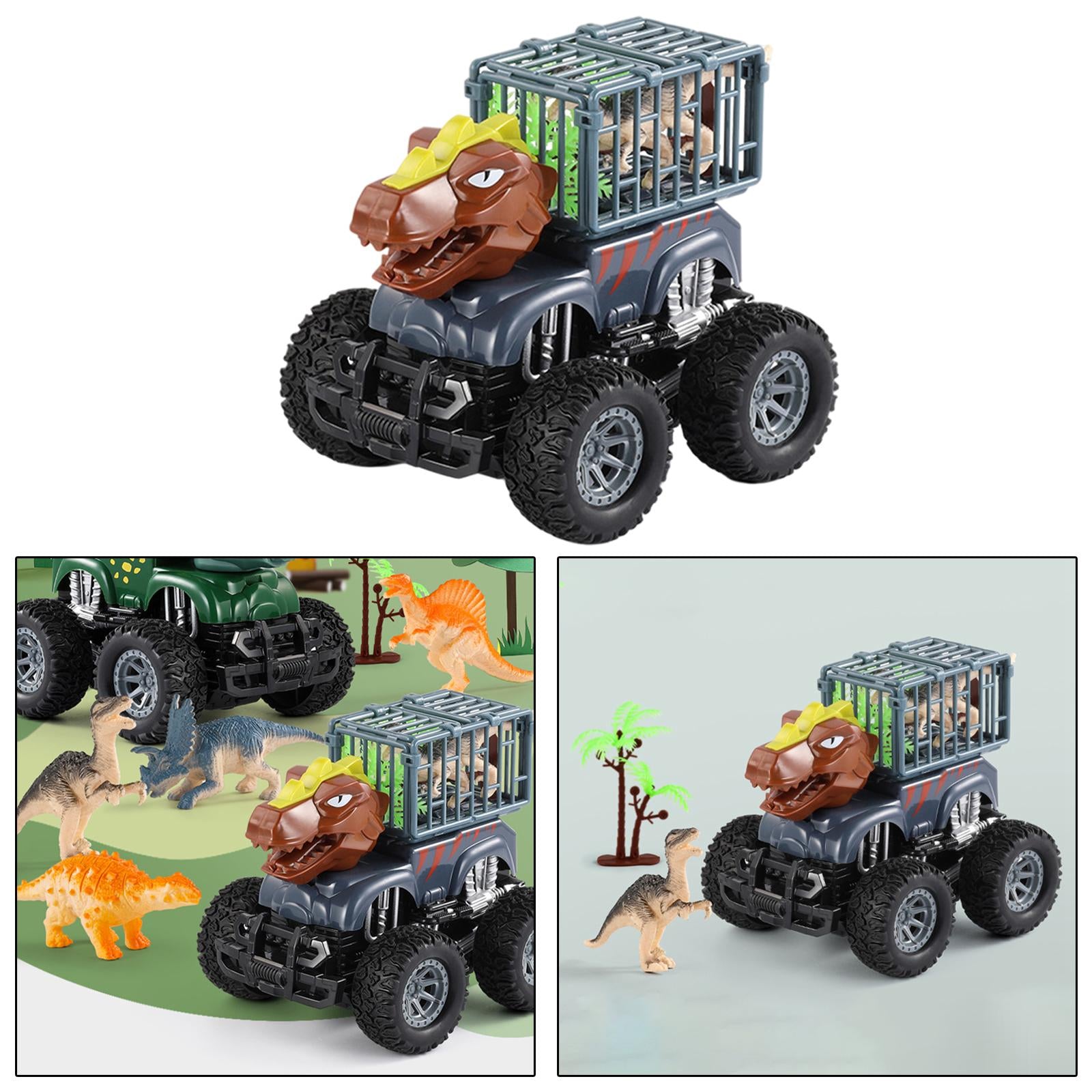 Kids Large Dinosaur Car Truck Engineering Transport s Carrier Vehicle Toys Dinosaur Children Christmas Gift - Tyrannosaurus Rex， 13x10.5x11.5cm