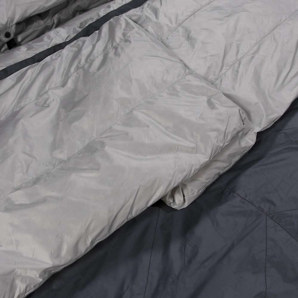 Klymit KSB Three-Season Down Hybrid (30deg) Double Sleeping Bag, 82x46in, Grey