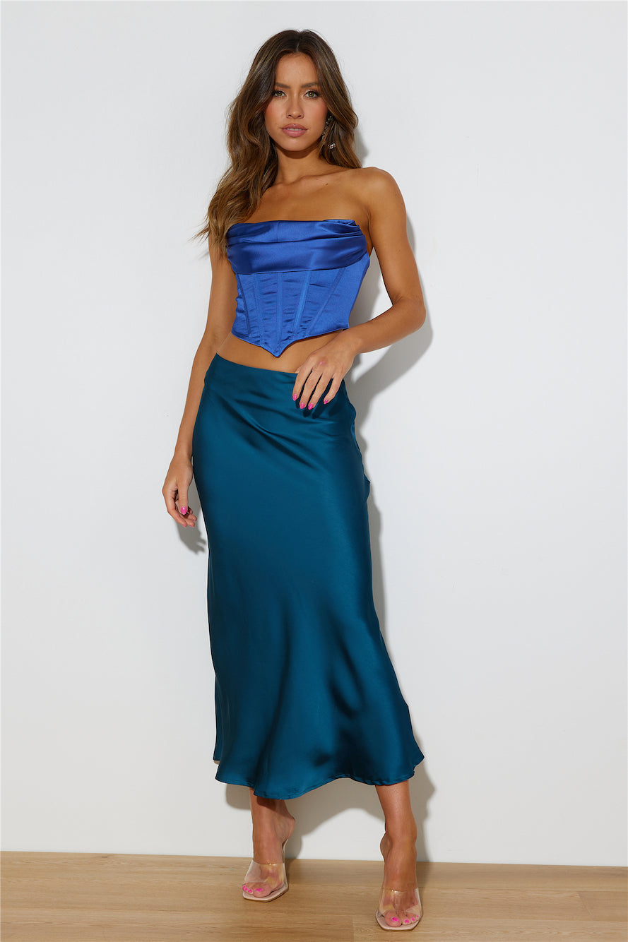 Gorg Gals Crop Top Blue