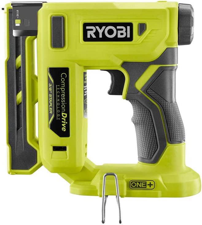 RYOBI P317 ONE+18V Cordless Compression Drive 3/8 in. Crown Stapler (Tool Only)