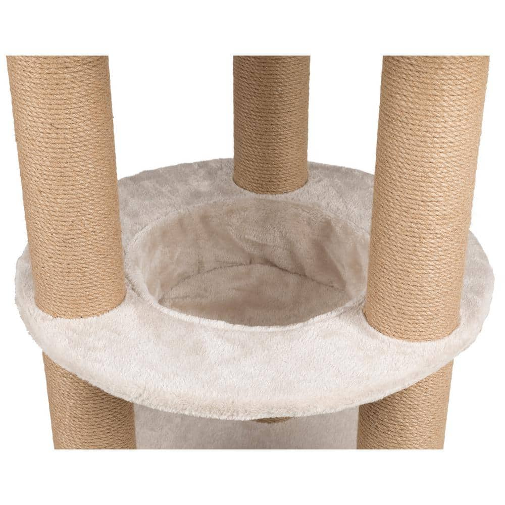 TRIXIE Light Gray Nigella Scratching Post 44429