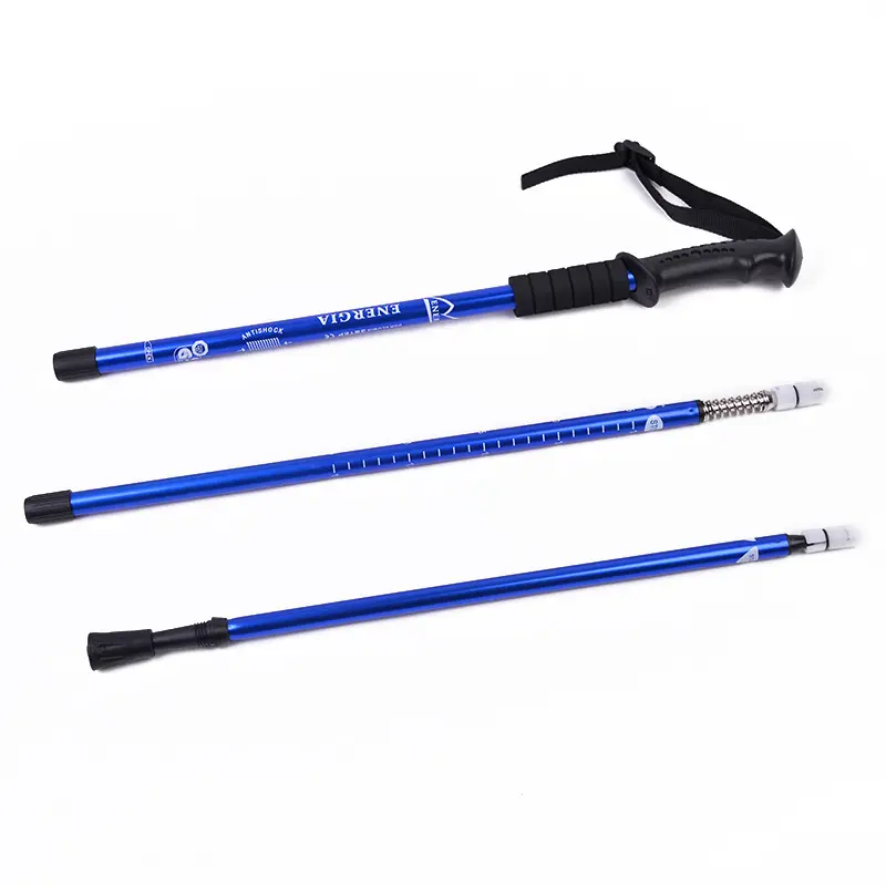 135cm Light Aluminum Telescopic Anti Shock Hiking Pole Walking Sticks Trekking Poles