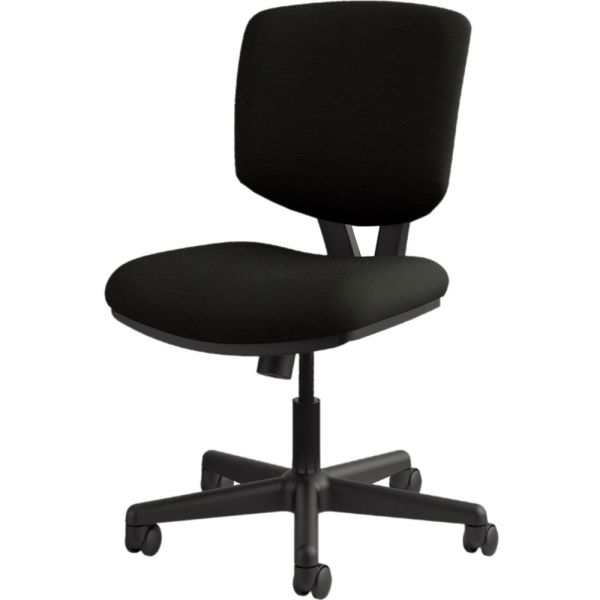 HON Volt Series Leather Task Chair with Synchro-Tilt， Supports Up to 250 lb， 18