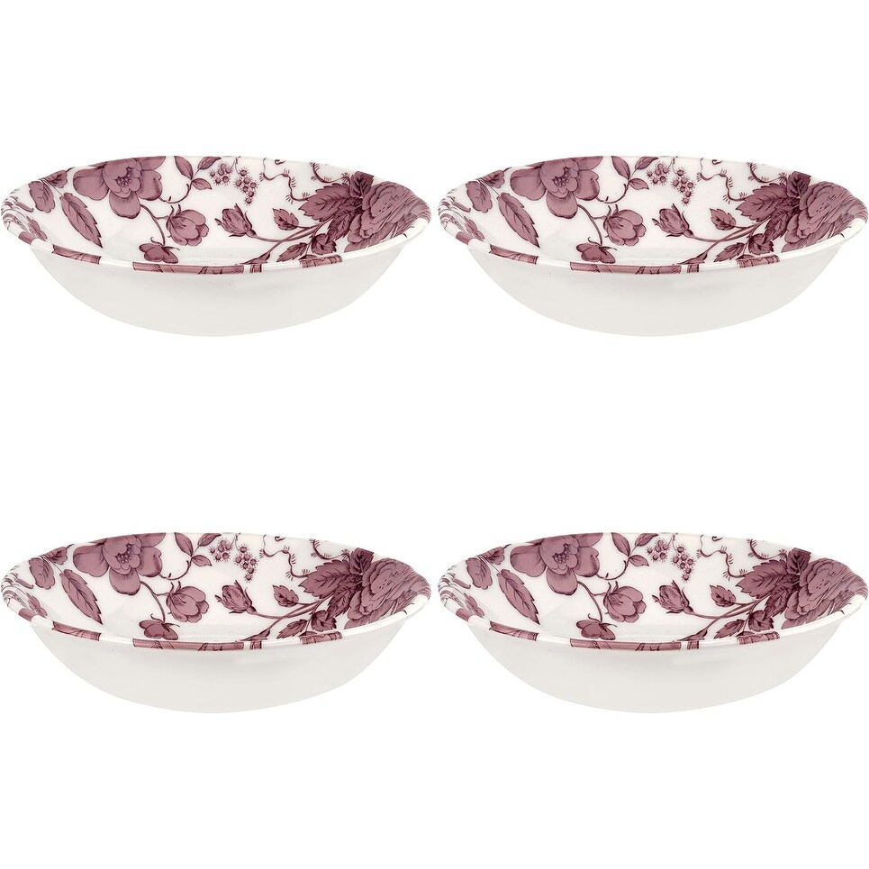 Spode Kinsley Earthenware Cereal Bowl  Set of 4   7 inch