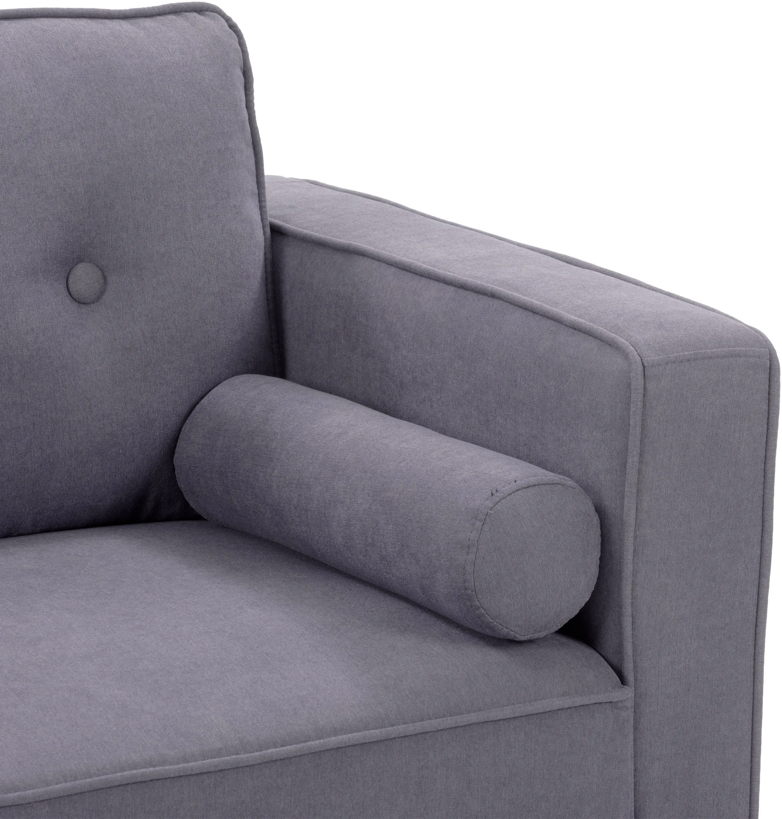 Mulberry Gray Upholstered Loveseat