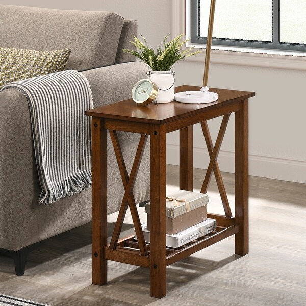 Furniture of America Joya Farmhouse 12-inch 1-shelf Side Table