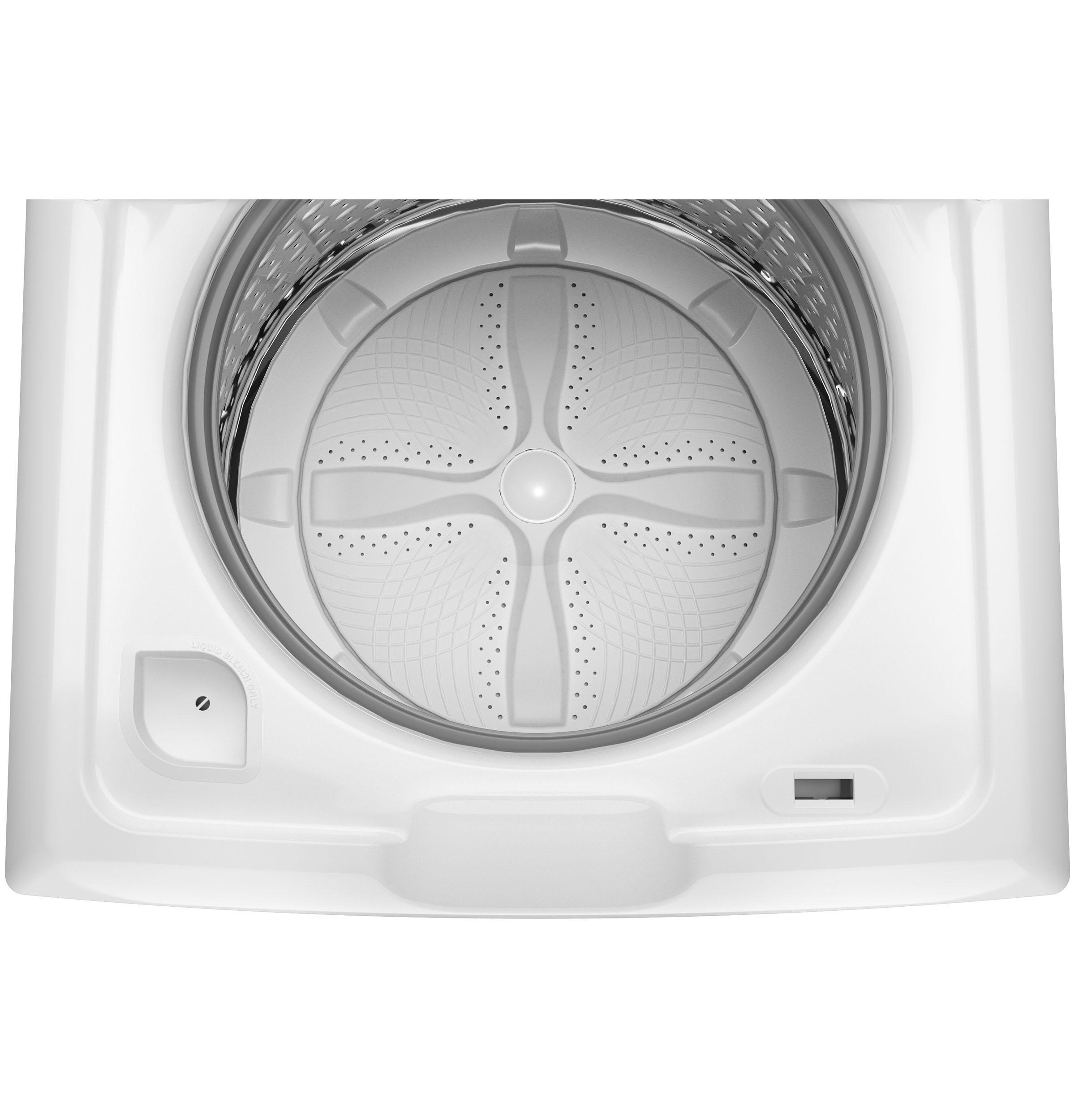 Ge Appliances GTW480ASWWB Ge® 4.6 Cu. Ft. Capacity Washer With Stainless Steel Basket,Cold Plus And Wash Boost​