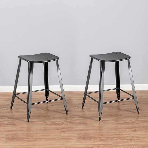 ACEssentials Saddle Backless Barstool 2PK 29