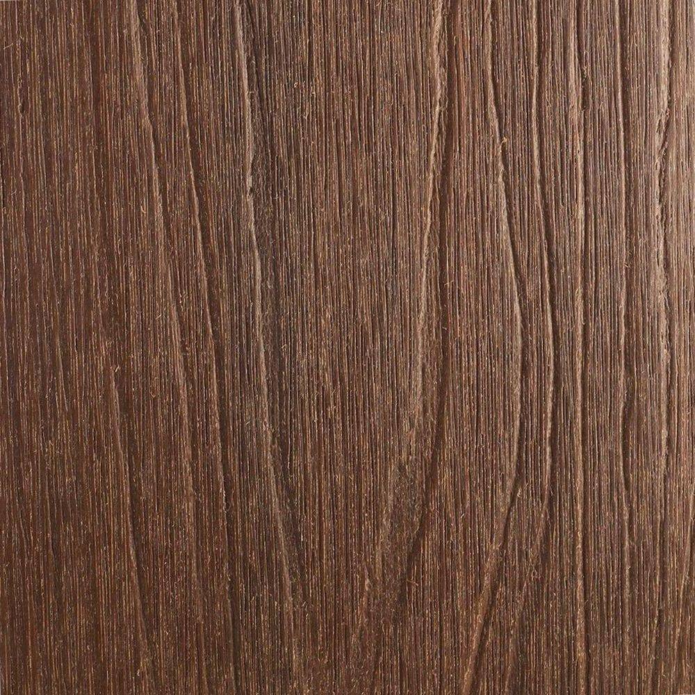 NewTechWood Naturale Magellan Series 1 in. x 5-12 in. x 0.5 ft. Brazilian Ipe Composite Decking Board Sample with Groove US01-16-N-IP-S