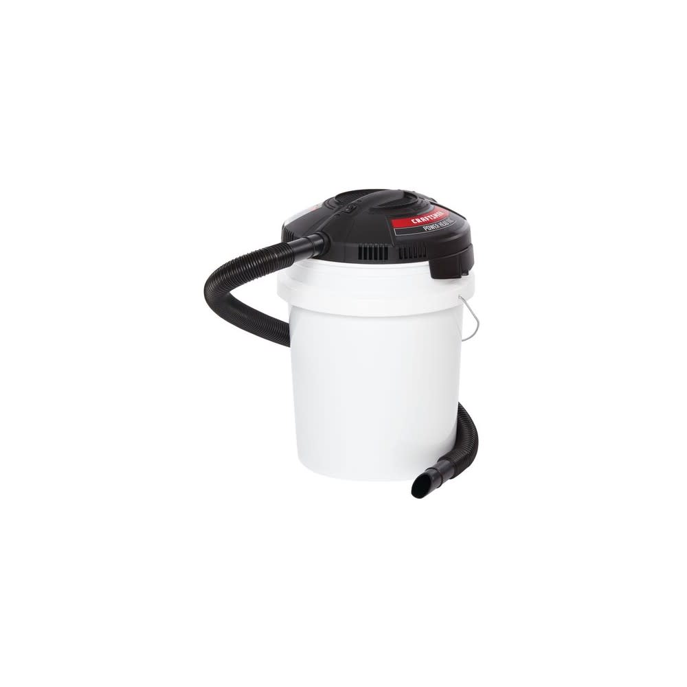 Craftsman Powerhead Bucket Wet/Dry Vacuum 5 Gallon 120V 1.75HP ;