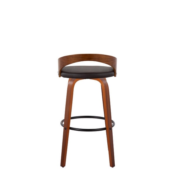 Carson Carrington Stavanger Mid-century Modern Fixed-Height Bar Stool (Set of 2)