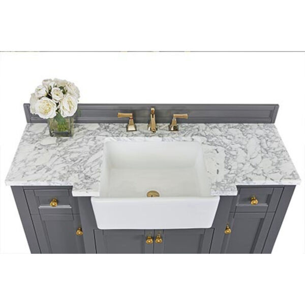 Adeline Sapphire 48-Inch Vanity Console with Farmhouse Sink