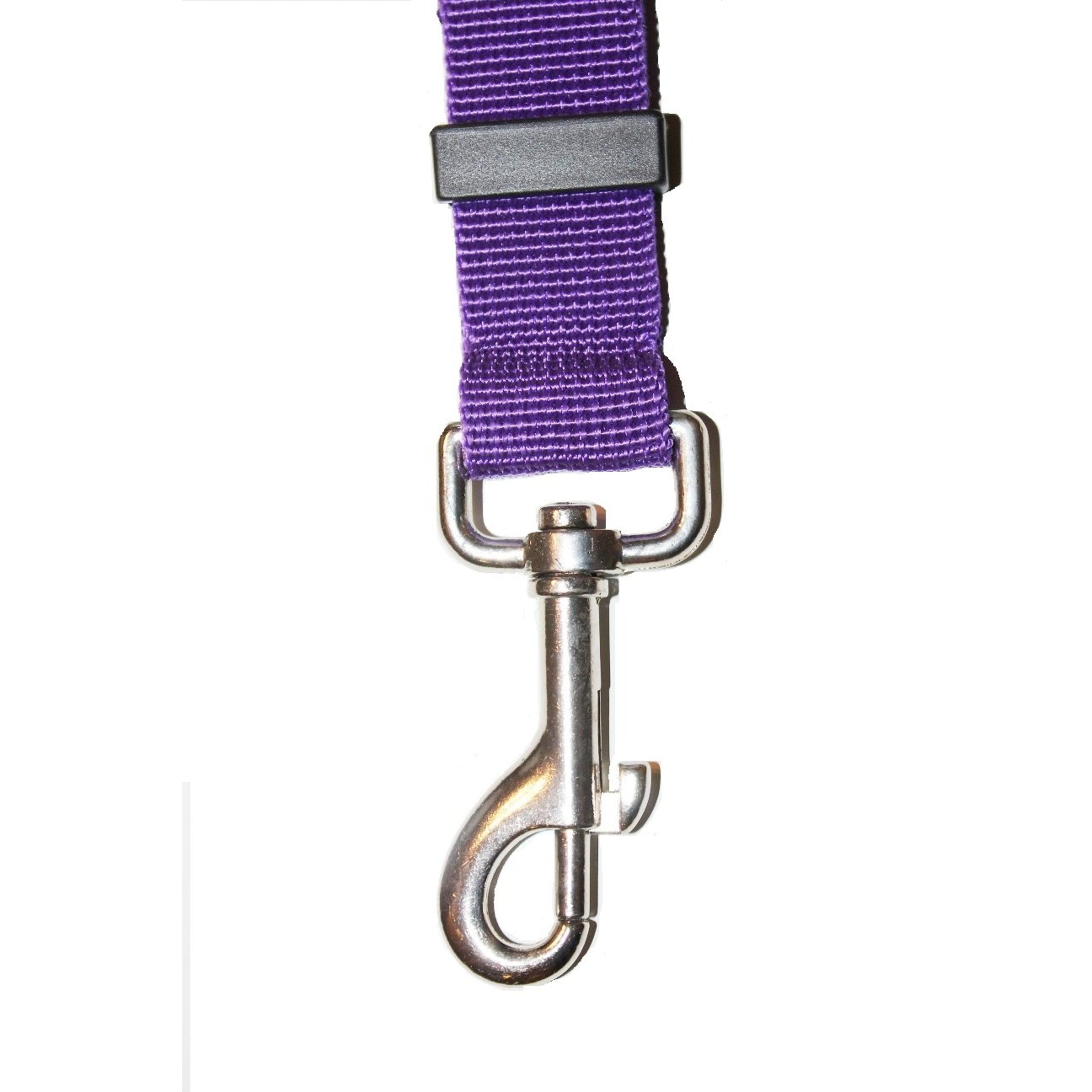 Downtown Pet Supply Dog Seatbelt Harness， Universal Dog Seatbelt for Car， Purple