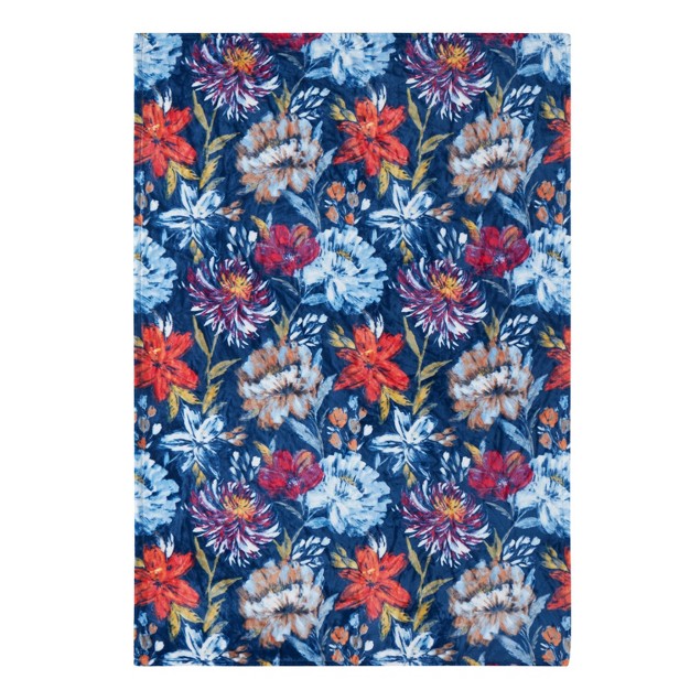 Oversized Danny Floral Plush Throw Blanket Vcny Home