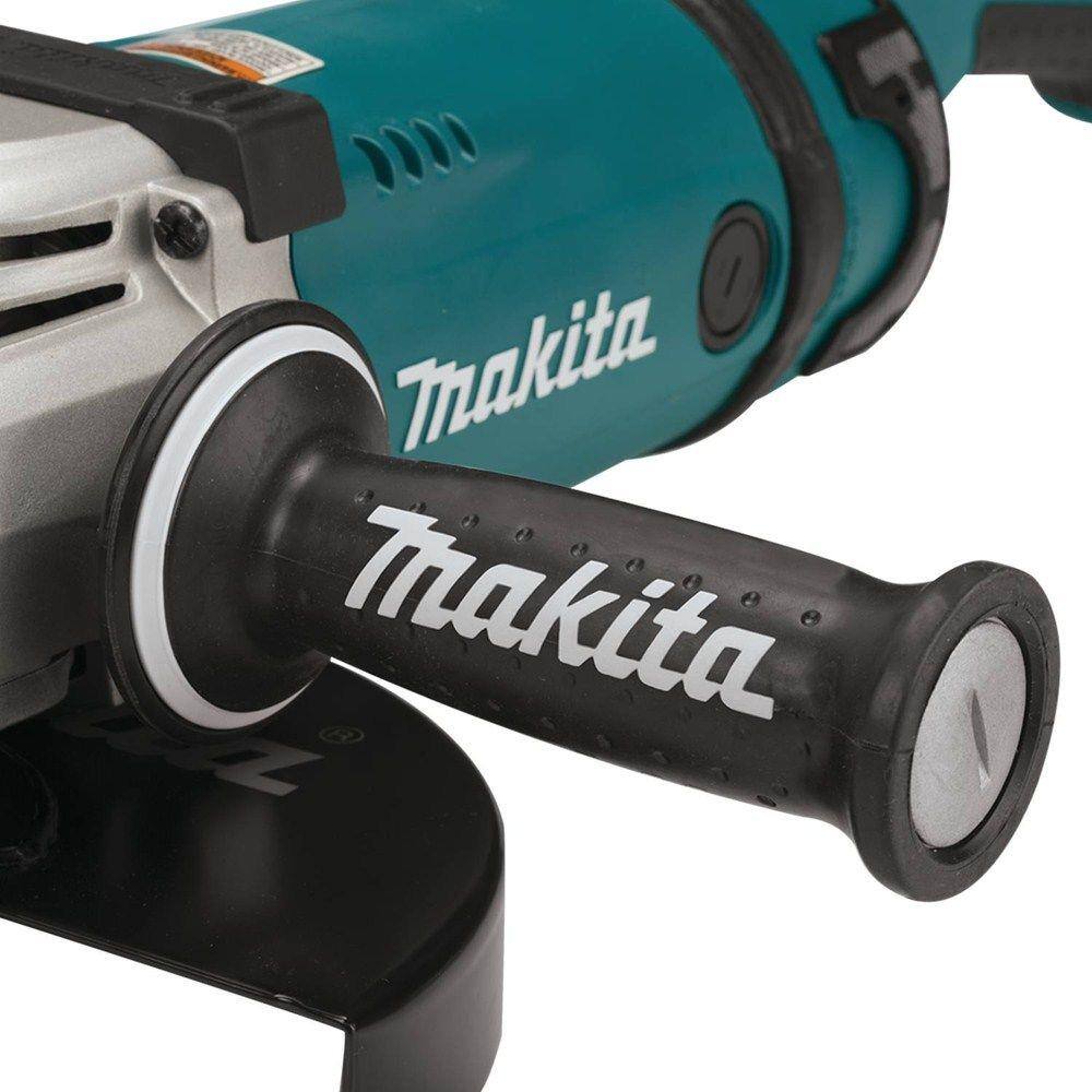 Makita 15 Amp 9 in. Angle Corded Grinder with Lock-Off and No Lock-On Switch GA9031Y