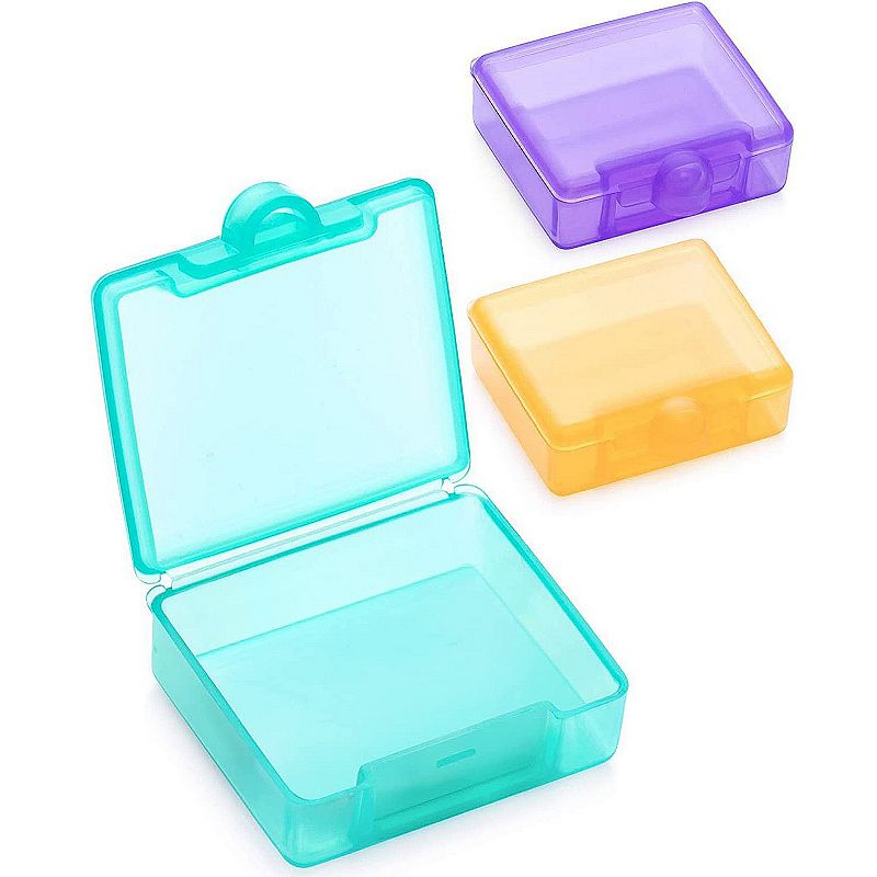 Sukuos Small Pill Box 3pcs， Cute Travel Pill Case Portable Pocket Purse