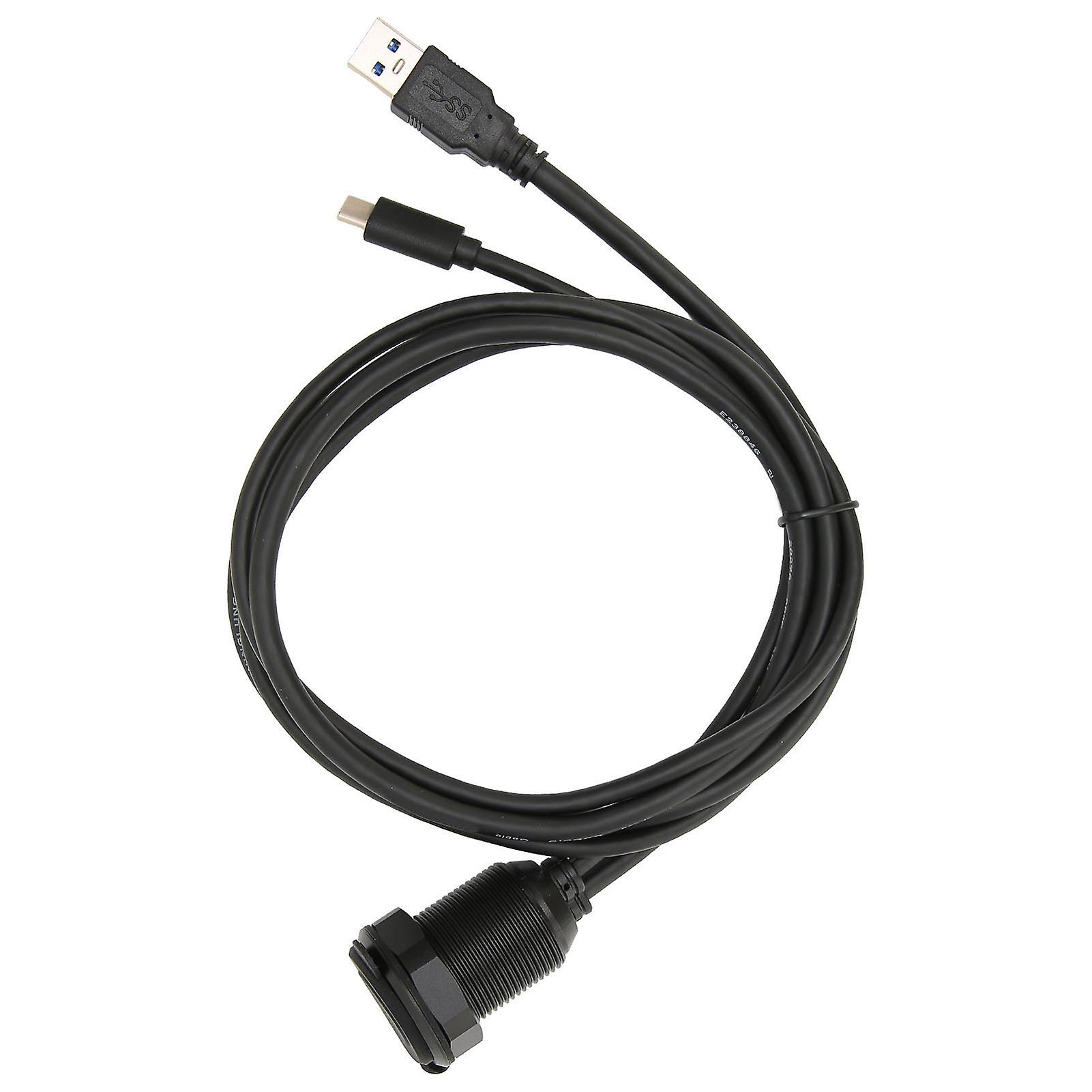 Usb3.0 Mount Cable Aluminum Alloy 1m/3.3ft Waterproof Data Cable With Led Light For Notebook Computers Tvs