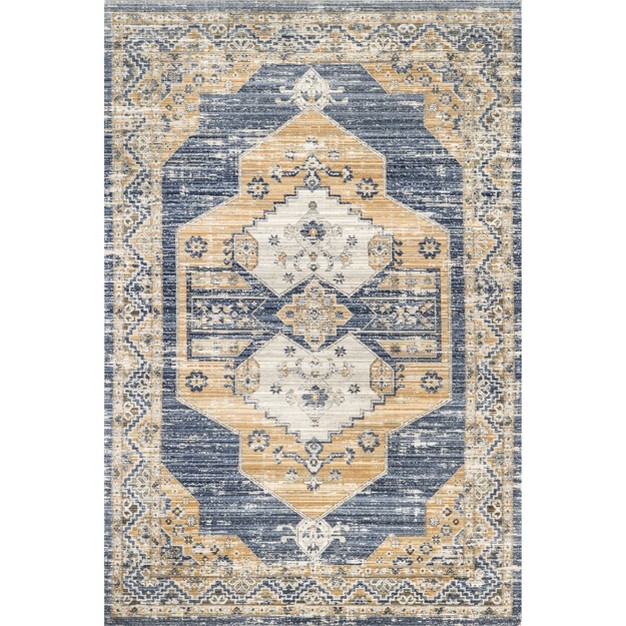 Nuloom Zazie Traditional Machine Washable Indoor outdoor Area Rug