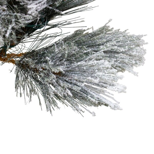 Flocked Black Spruce Artificial Christmas Tree