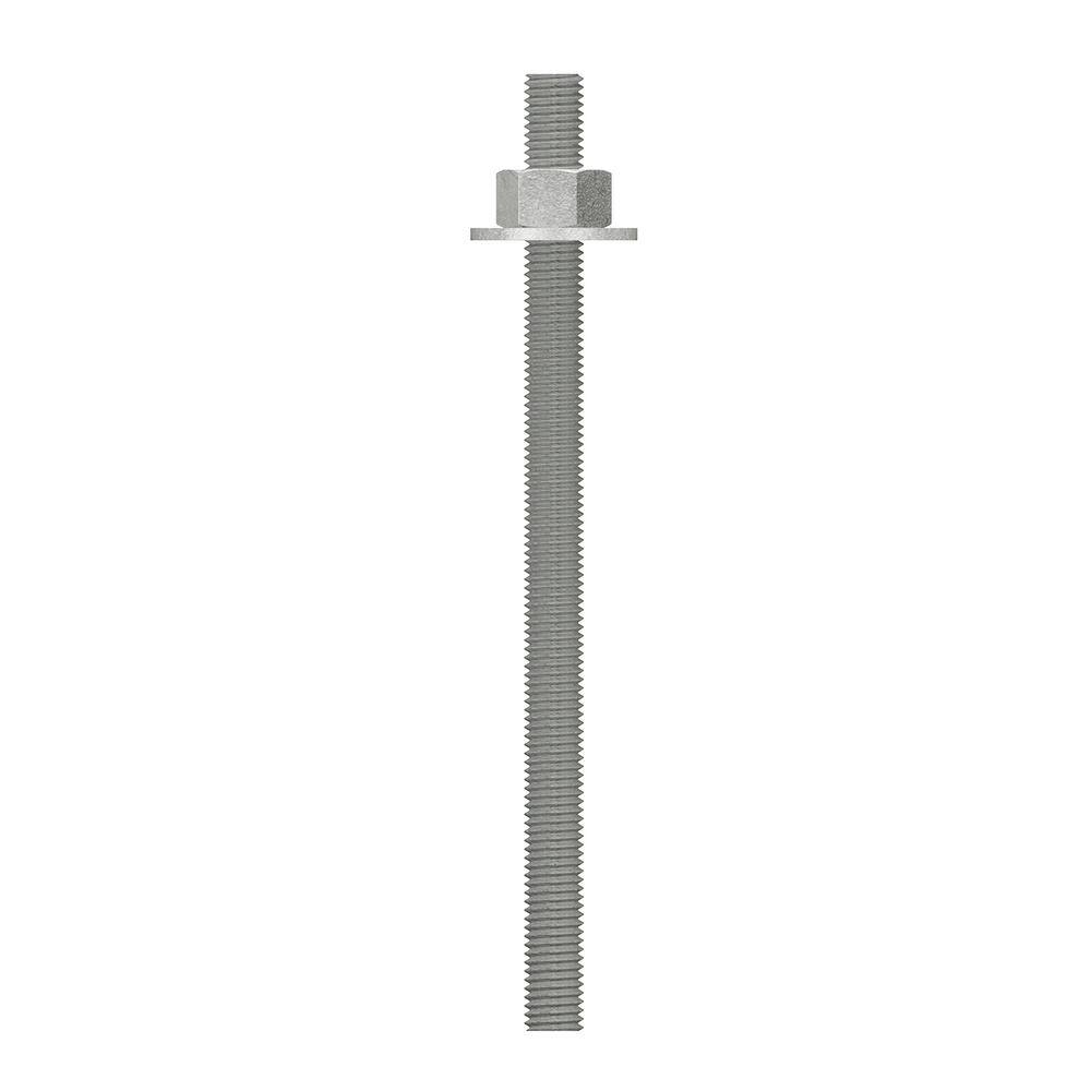 Simpson Strong-Tie RFB 58 in. x 12 in. Hot-Dip Galvanized Retrofit Bolt (2-Pack) RFB#5X12HDGP2