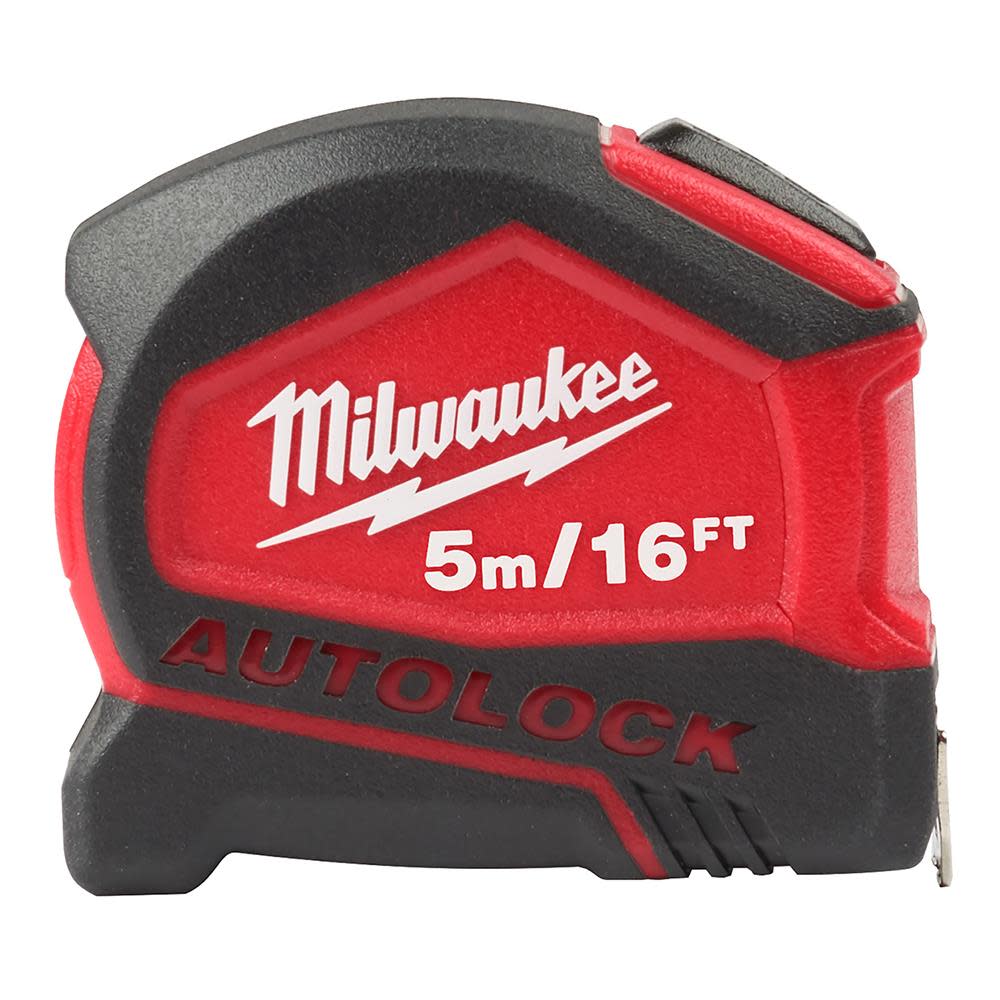 Milwaukee 5m/16' Compact Auto Lock Tape Measure 48-22-6817 from Milwaukee