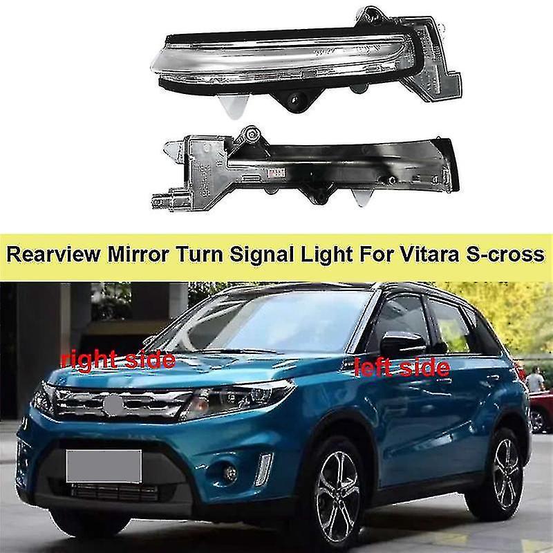 For Vitara S- Rearview Mirror Shell Turn Signal Car Rear View Mirror Signal Light Turn Signal Light