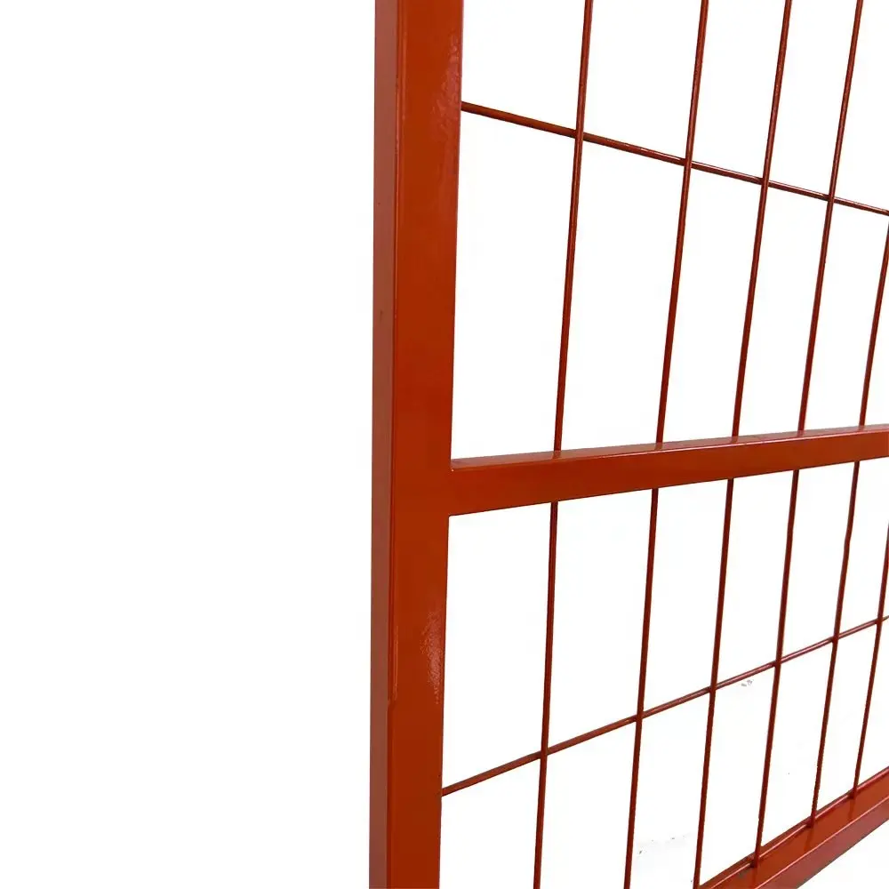 Factory deal Portable construction  fence panel square pipe  removable Canada Temporary Fence Panels for construction site