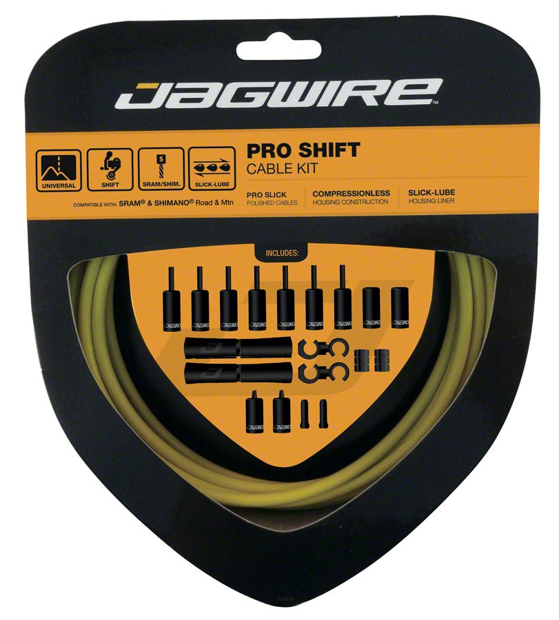 Jagwire 2x Pro Shift Kit - Yellow