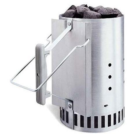 Weber 7416 RapidFire Aluminized Steel Charcoal Chimney