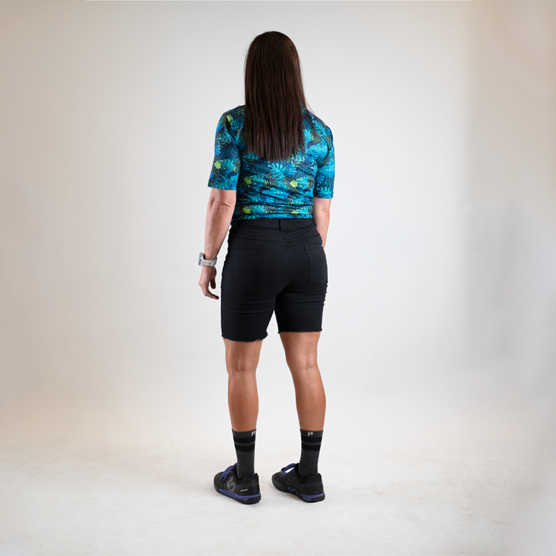 Stretch Jorts - Pure Black by Handup Gloves