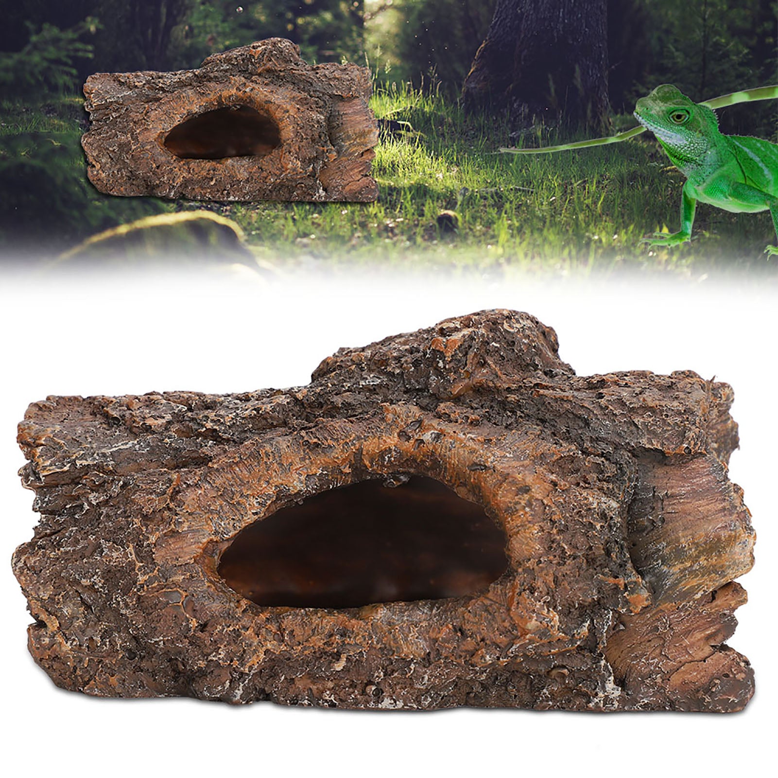 Resin Resin Reptile Hide Cave， Hide Cave Reptile Hide Cave， For Scorpion Lizard