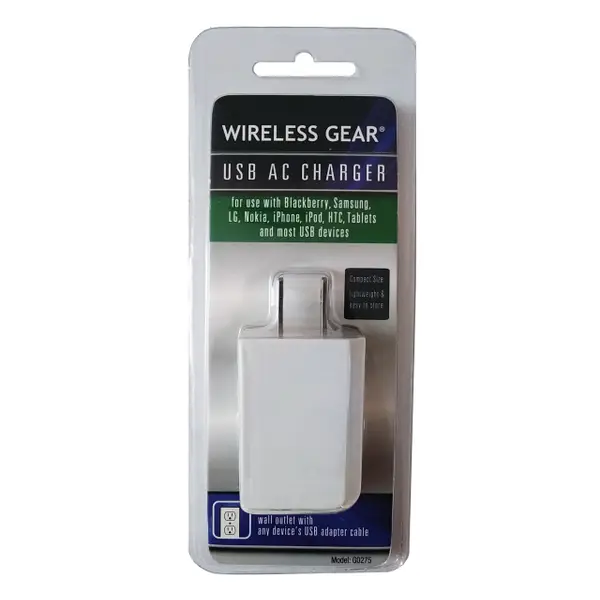 Wireless Gear USB A/C Charger