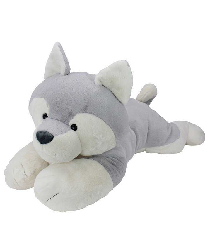 Animal Adventure Sqoosh2Poof Jumbo Husky Compression Plush