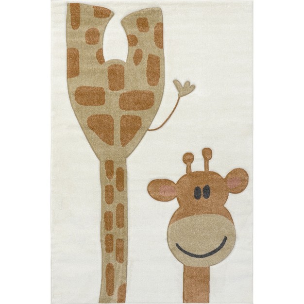 Nuloom Anabell Giraffe Kids Area Rug