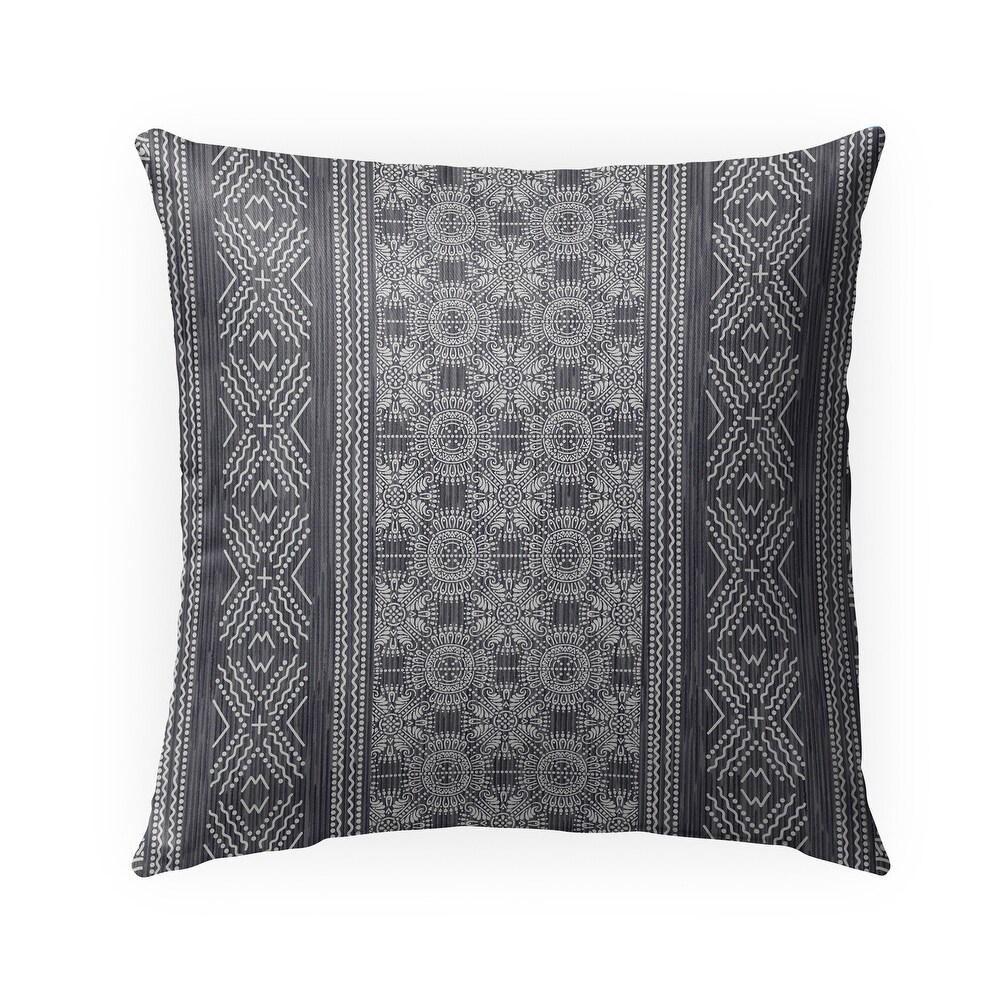 DAWSON GREY Indoor Outdoor Pillow By Kavka Designs