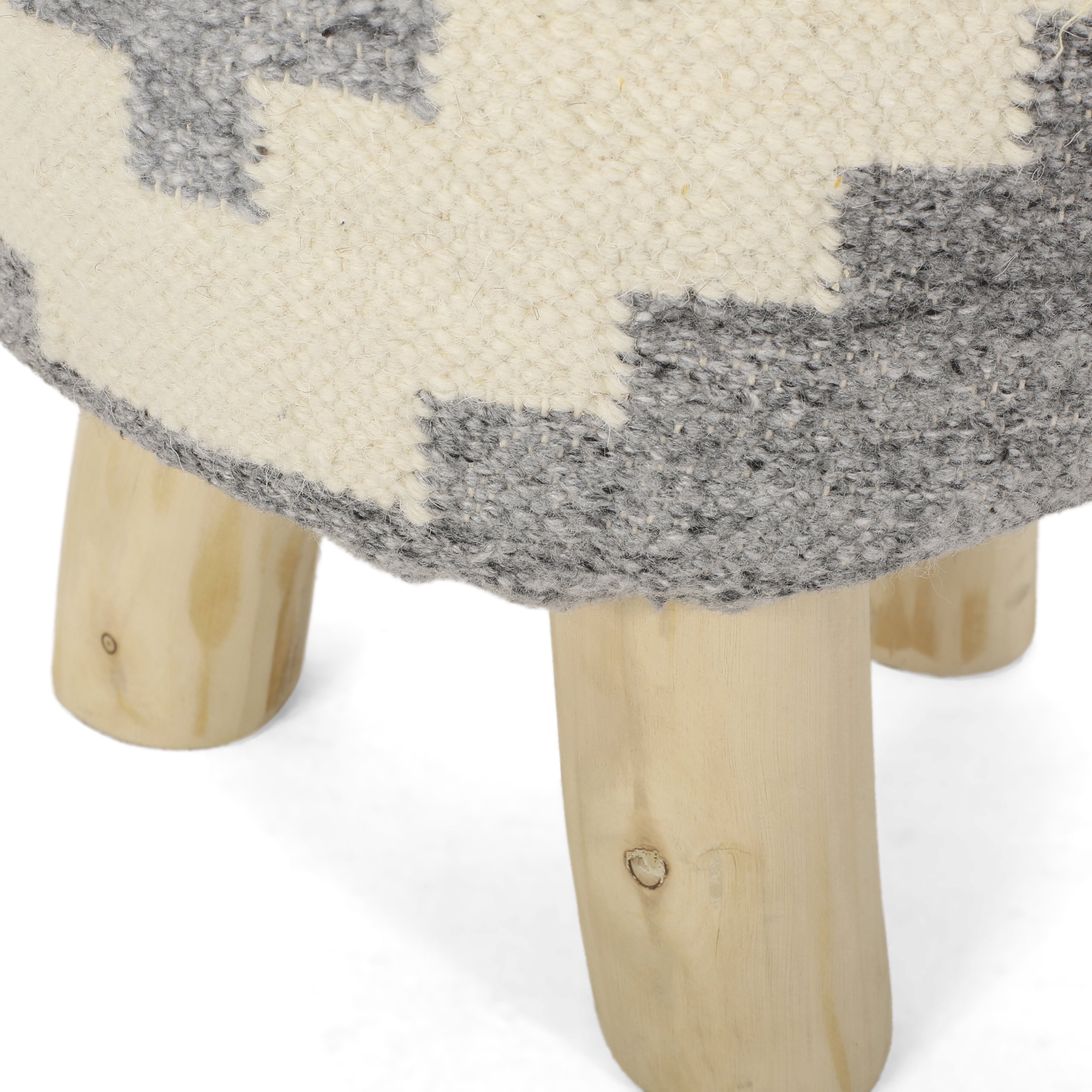 Jaxcen Handcrafted Boho Stool