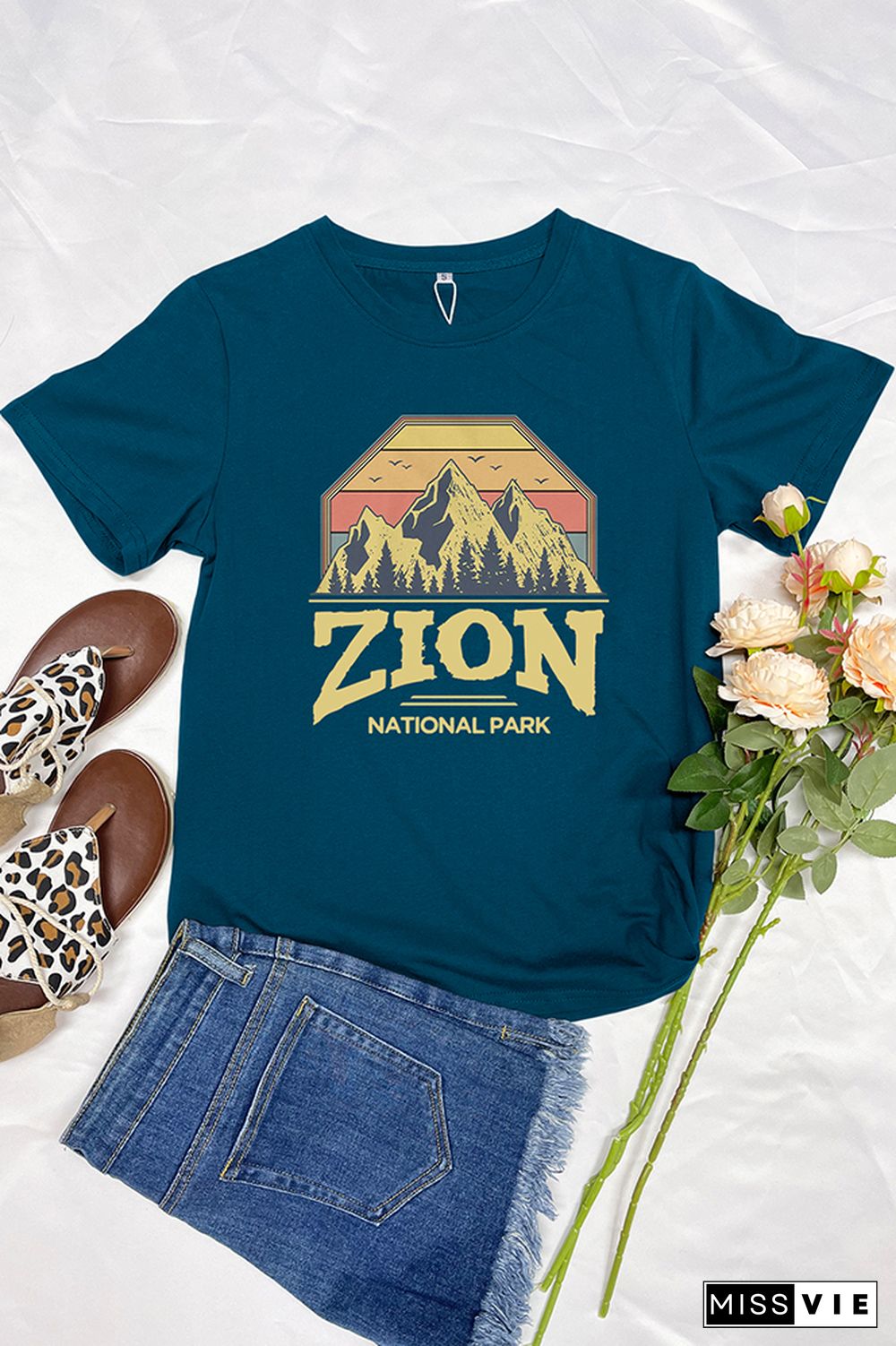 Zion National Park Graphic T-Shirt Wholesale