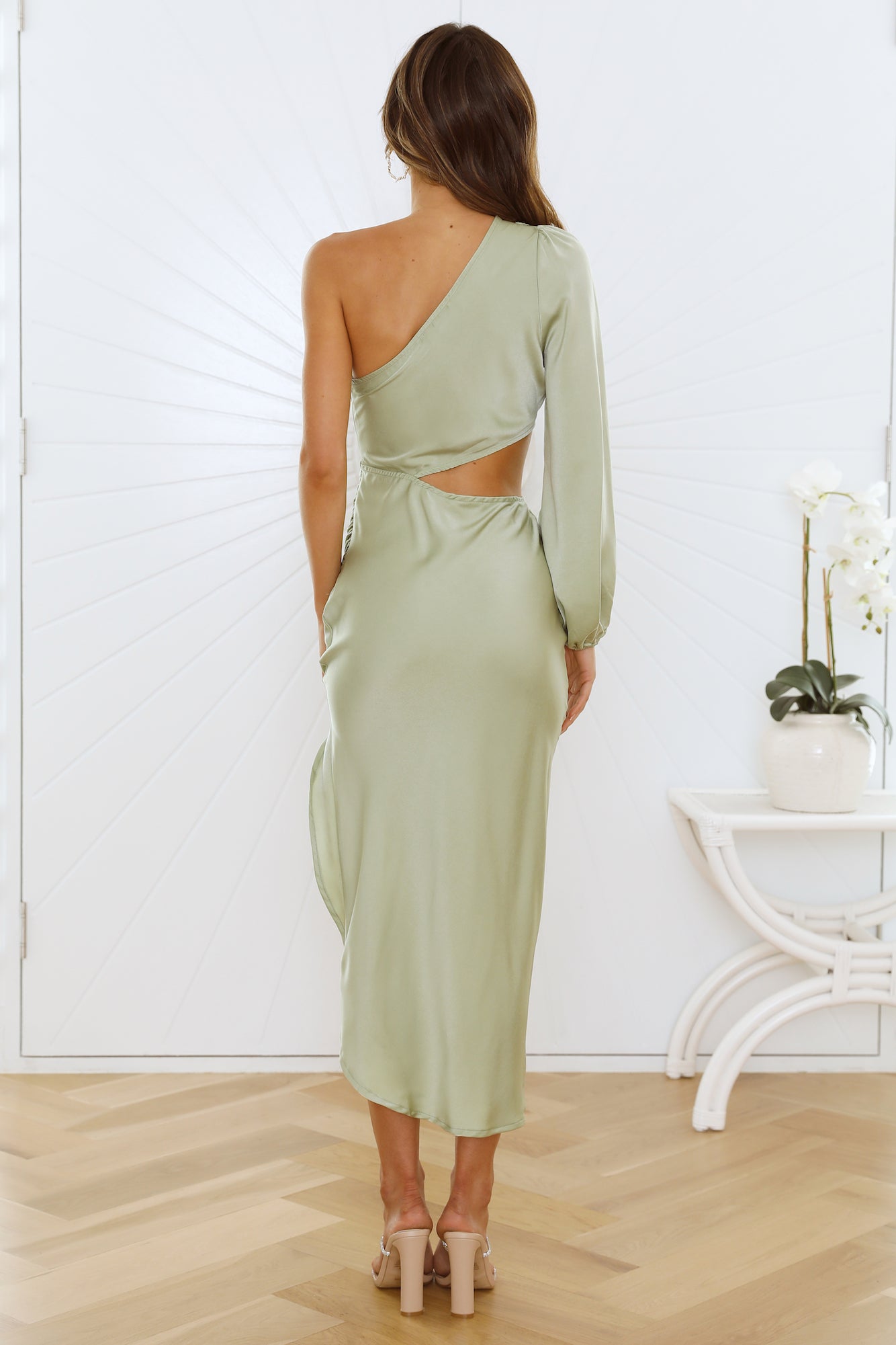 Classy Girl Midi Dress Green